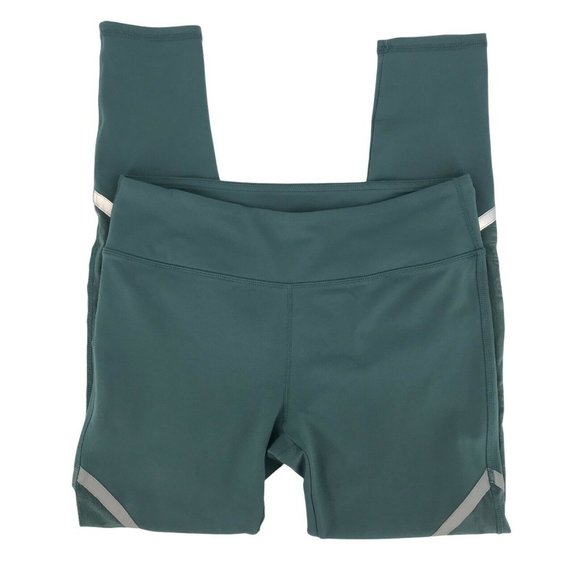 Fabletics Pants - Fabletics Womens Mesh Panel Athletic Greenish Blue Compression Legging Size M